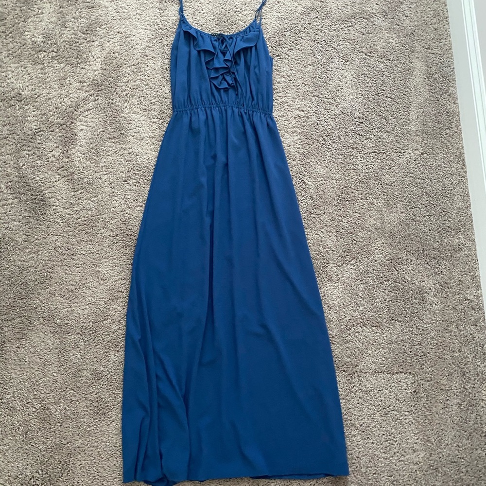 Theory Blue Maxi Dress